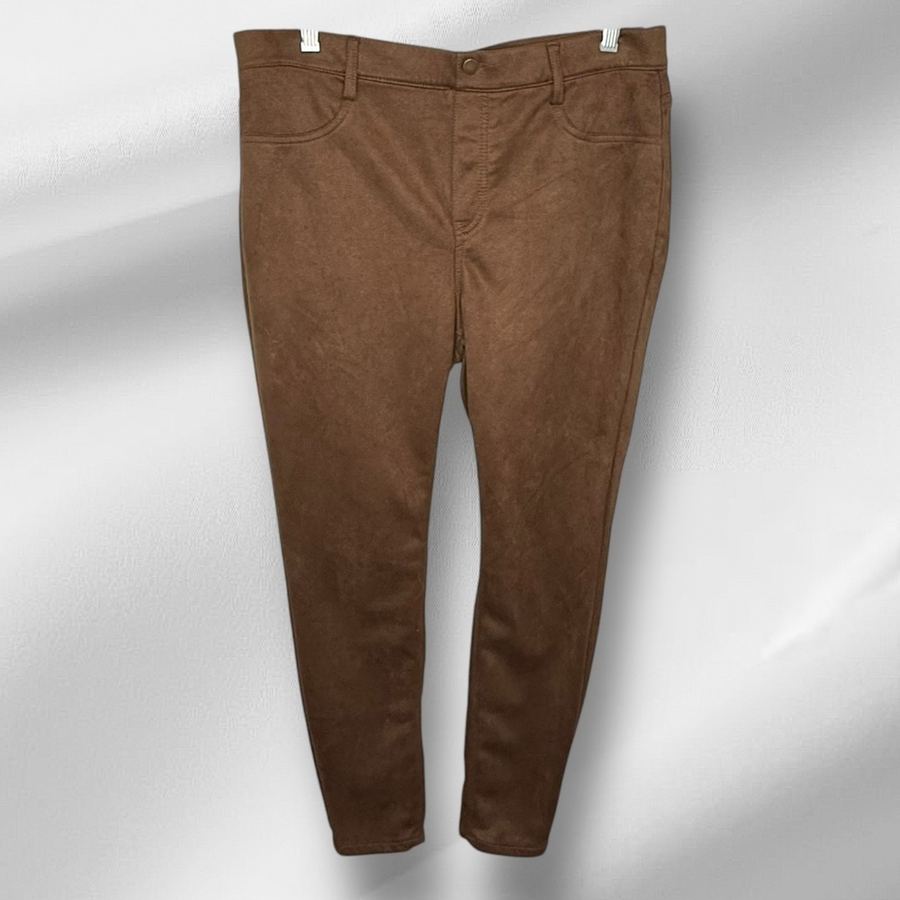Time & Tru Suede-Like Pants